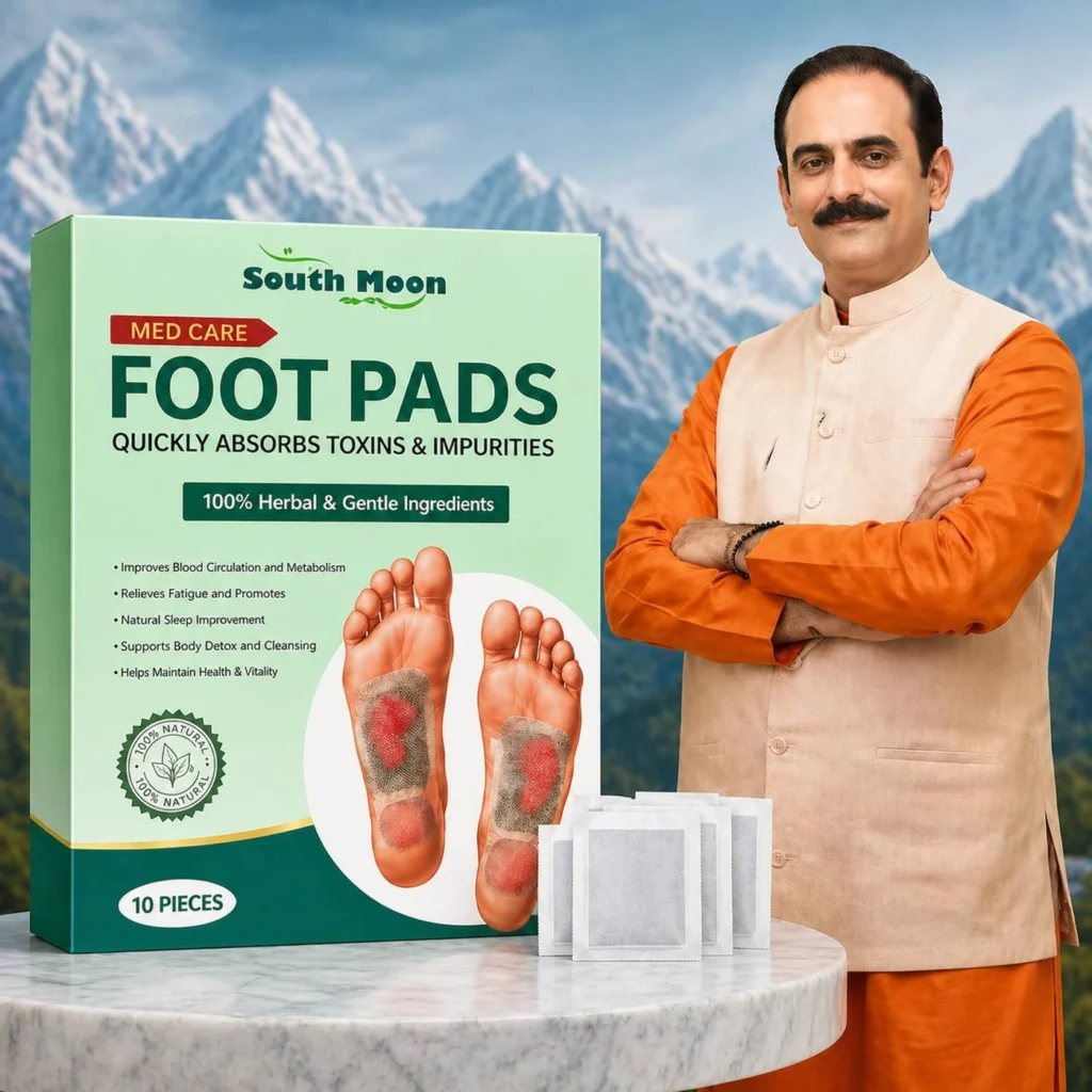 AETHERIS South Moon Detox Foot Pad Wormwood Body Detoxing Patch Natural Plaster & Patch (200 g)